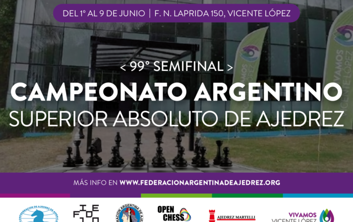 Afiche A3 Campeonato Argentino Superior Ajedrez 2024-05