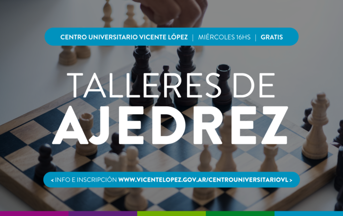 #CUV ♟️  ¡INSCRIBITE A LOS TALLERES DE AJEDREZ!