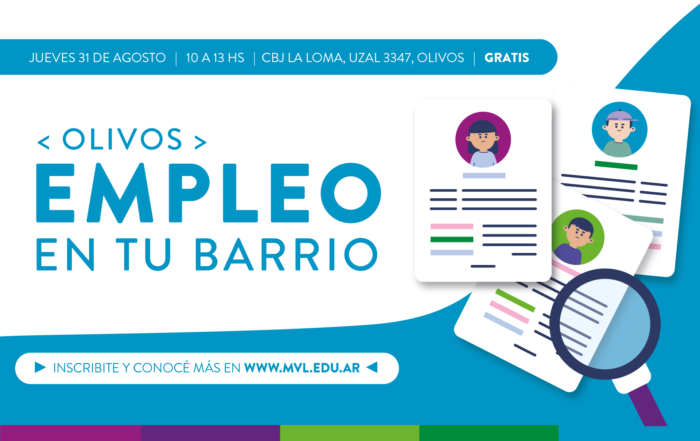 #EmpleoEnTuBarrio 🔎 ¡la Dirección de Empleo VL llega a Olivos!
