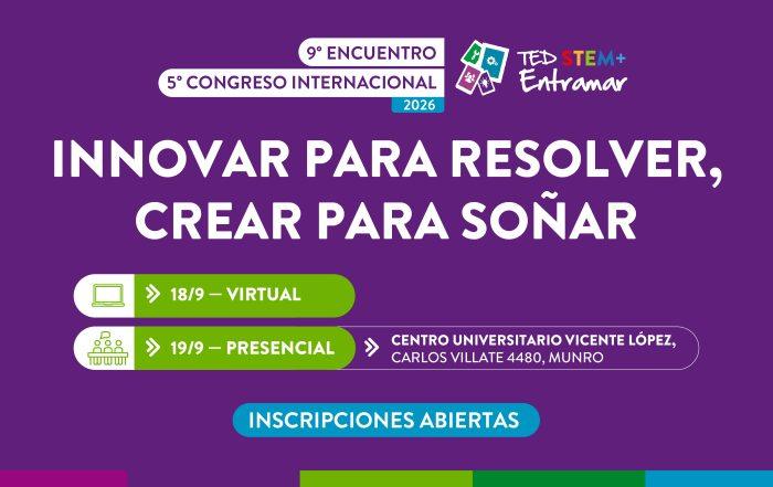 redes-Congreso TED STEM+ Entramar 2026_nota web
